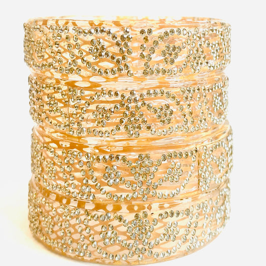 Designer Crystal Bangles - Subtle Glamour